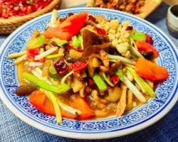 山药小炒肉 Stir Fried Chinese Yam with Pork | Customer Photo | Peng Cheng Northern Jiangsu Cuisine | 彭城小厨